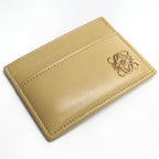Loewe Puffer Anagram Plain Card Holder Dark Butterfly Leather — view 3