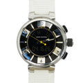 Louis Vuitton Tumble in Black Dial Stainless Steel Rubber Quartz Watch Battery