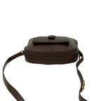 Saint Laurent Yves Vintage Quilted Leather Shoulder Bag Pochette Brown — view 4
