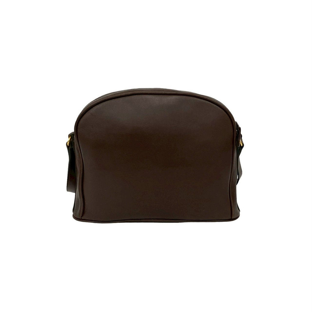 Saint Laurent Yves Vintage Quilted Leather Shoulder Bag Pochette Brown — view 3