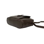 Saint Laurent Yves Vintage Quilted Leather Shoulder Bag Pochette Brown — view 8