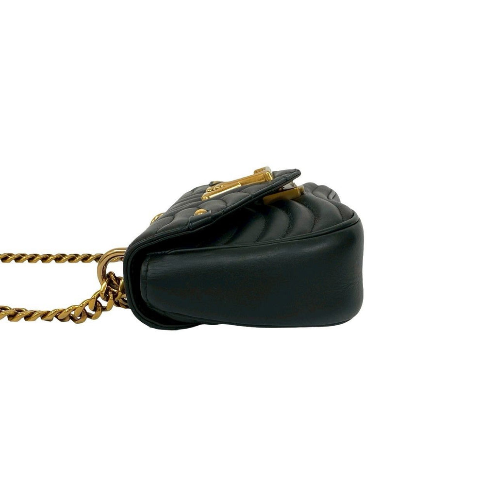 Louis Vuitton Chain PM New Wave Leather 2-Way Shoulder Bag Black — view 5