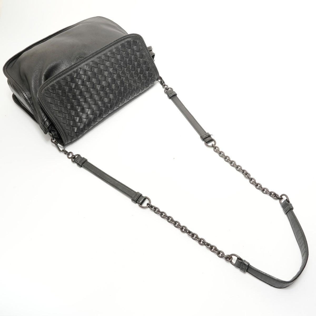 Bottega Veneta Shoulder Bag Intrecciato Leather — view 8