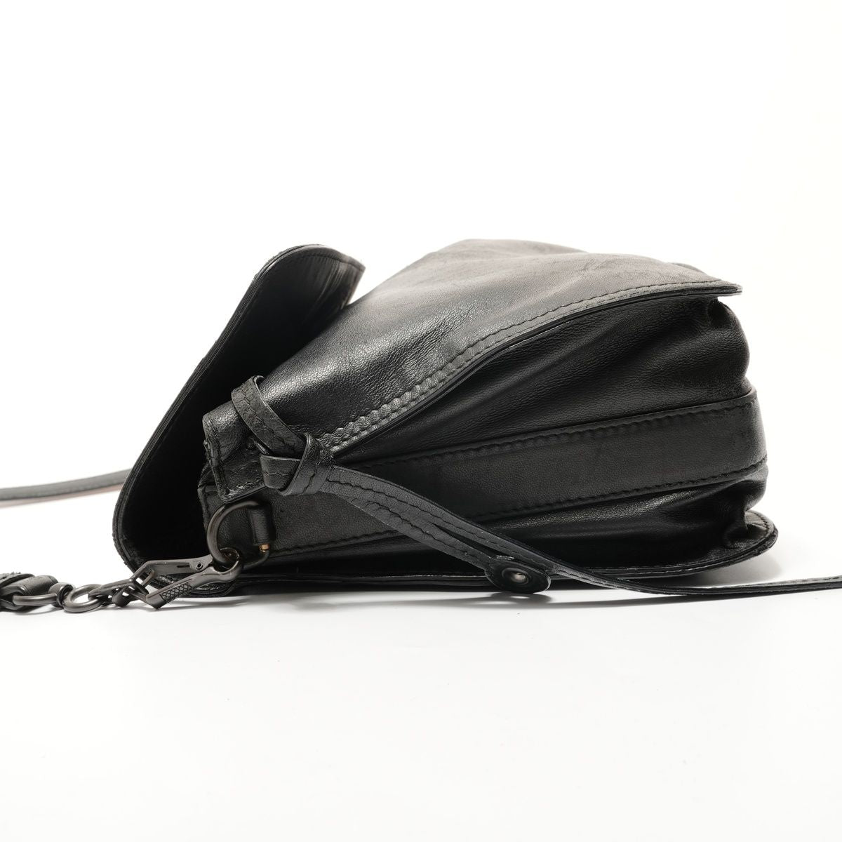 Bottega Veneta Shoulder Bag Intrecciato Leather — view 3