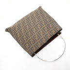 Fendi Handbag Zucca Canvas Metal Handle — view 8