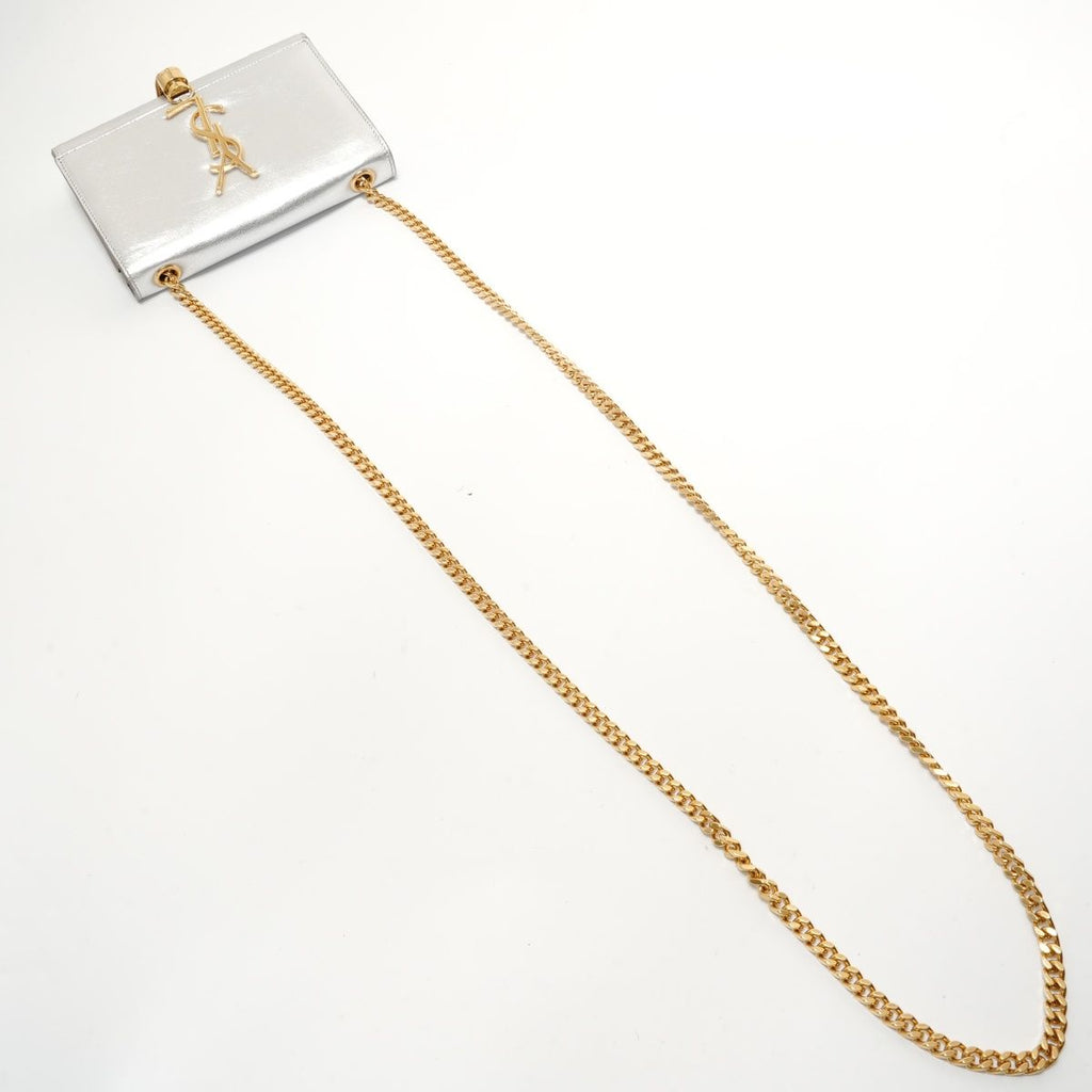 Saint Laurent Yves Shoulder Bag Tassel YSL Logo — view 8