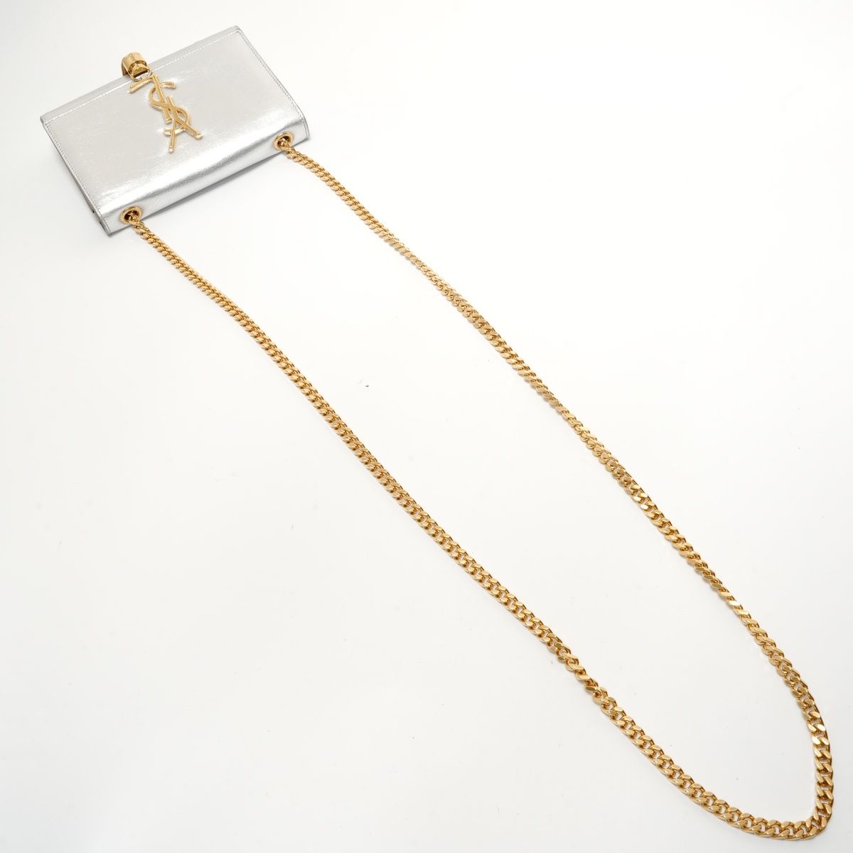 Saint Laurent Yves Shoulder Bag Tassel YSL Logo — view 8