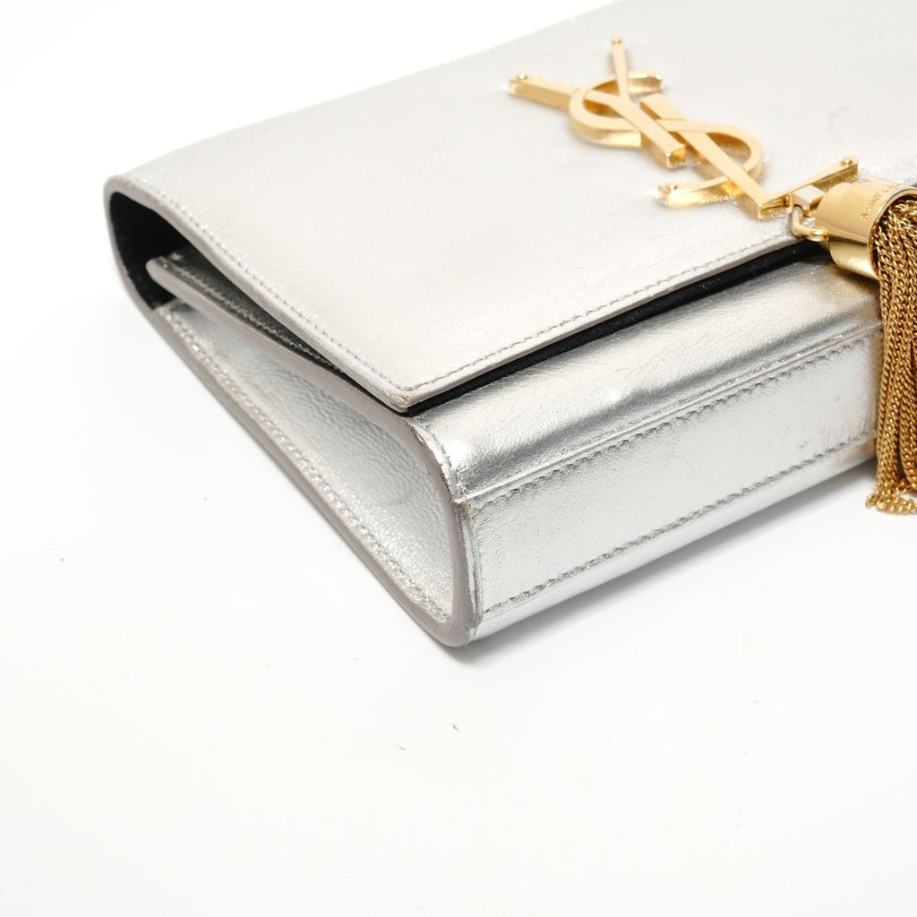 Saint Laurent Yves Shoulder Bag Tassel YSL Logo — view 5