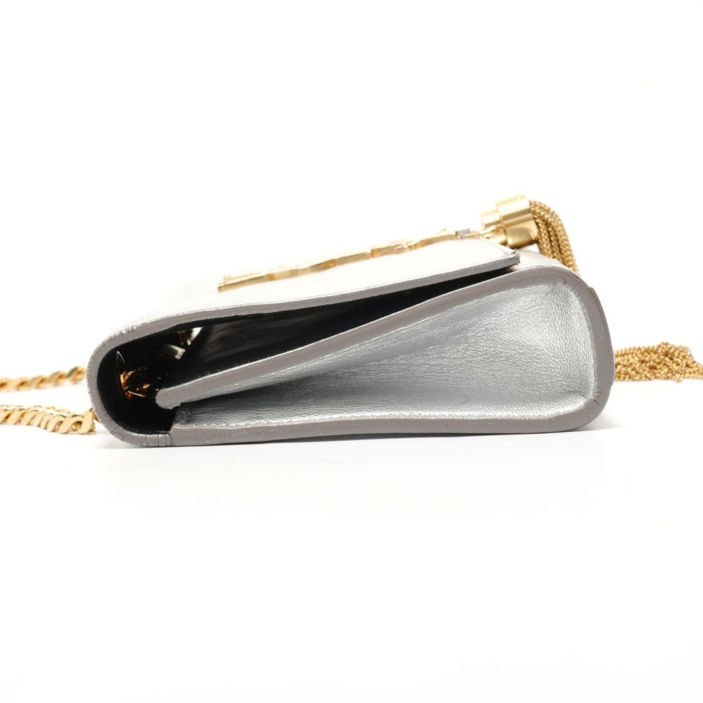 Saint Laurent Yves Shoulder Bag Tassel YSL Logo — view 3