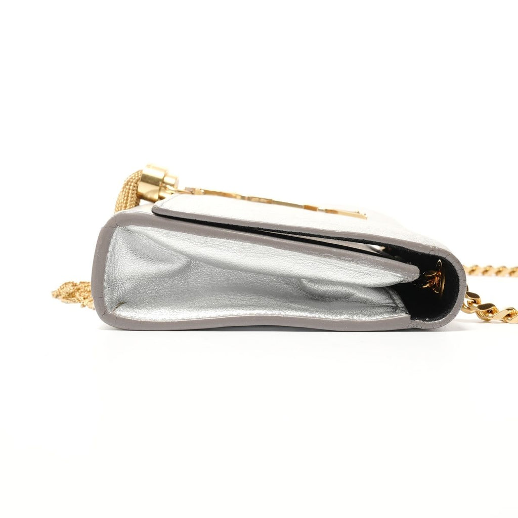 Saint Laurent Yves Shoulder Bag Tassel YSL Logo — view 4