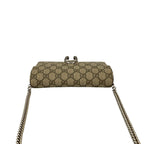 Gucci Dionysus GG Supreme Leather Chain Shoulder Bag Wallet Pochette Brown — view 4