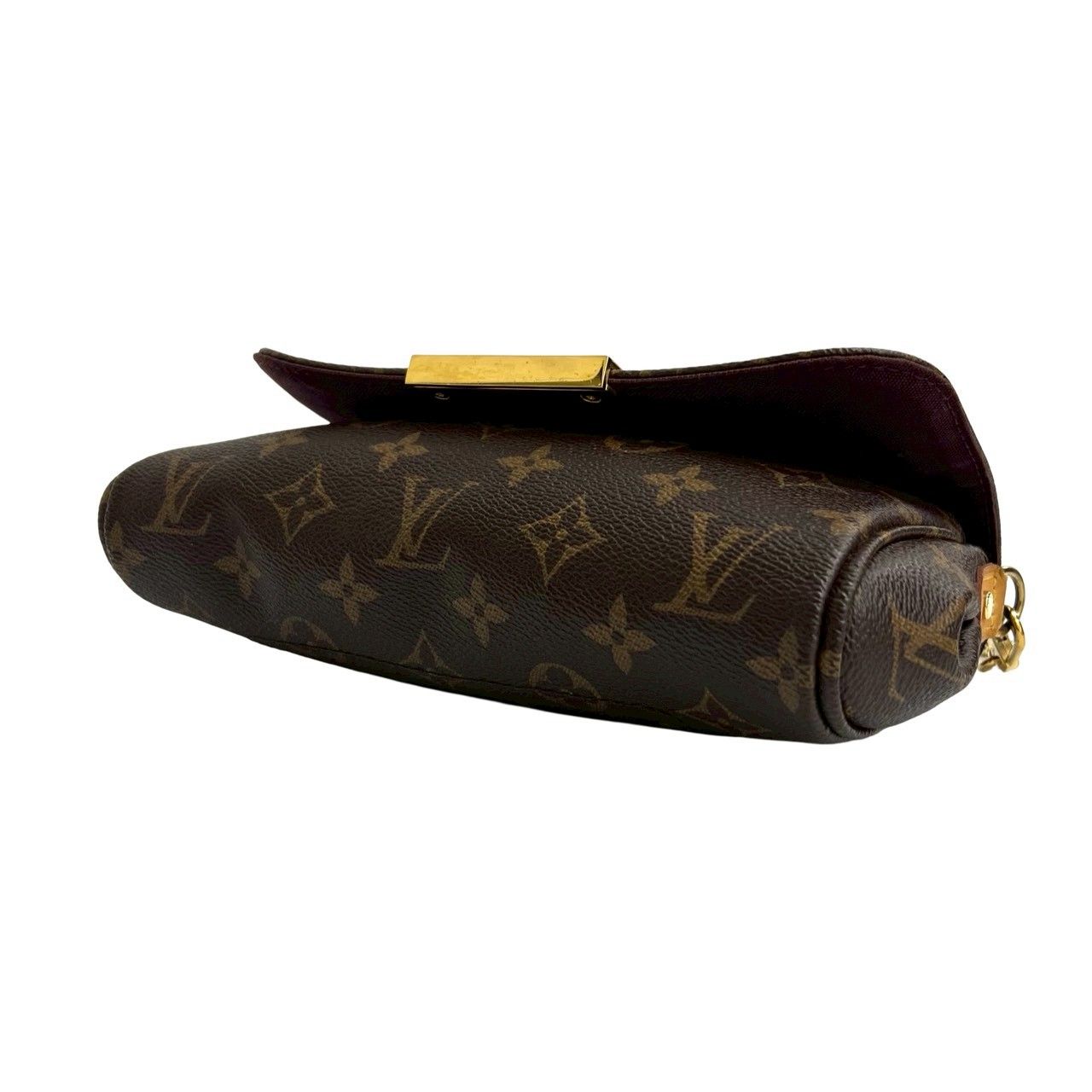 Louis Vuitton Favorite PM Monogram Leather 2-Way Shoulder Bag Brown — view 8