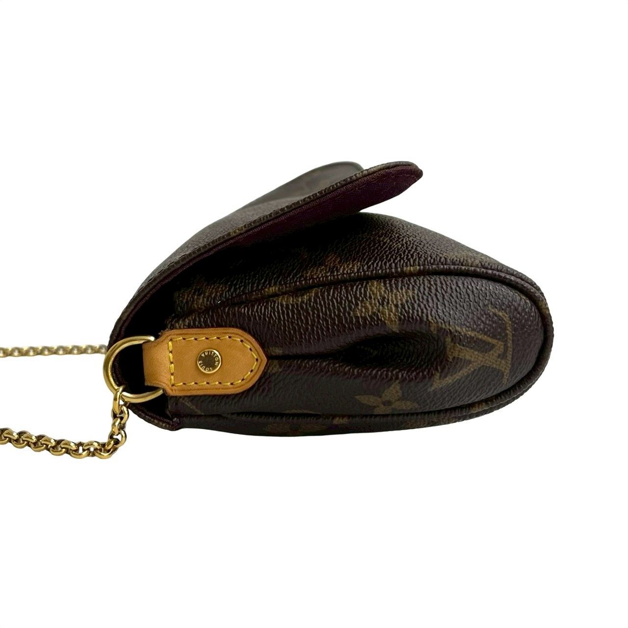 Louis Vuitton Favorite PM Monogram Leather 2-Way Shoulder Bag Brown — view 5