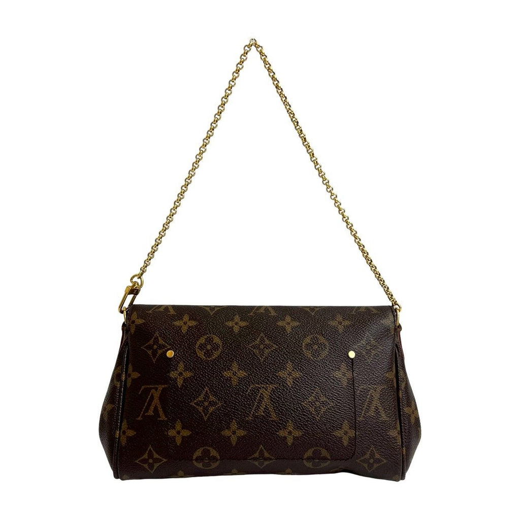 Louis Vuitton Favorite PM Monogram Leather 2-Way Shoulder Bag Brown — view 3