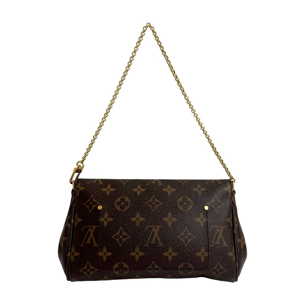 Louis Vuitton Favorite PM Monogram Leather 2-Way Shoulder Bag Brown — view 3