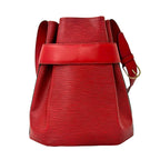 Louis Vuitton Vintage Sac Depot Epi Leather Shoulder Bag Tote Red — view 3