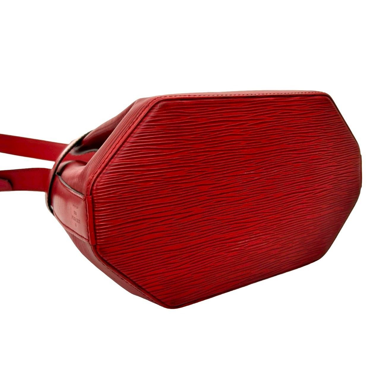 Louis Vuitton Vintage Sac Depot Epi Leather Shoulder Bag Tote Red — view 7