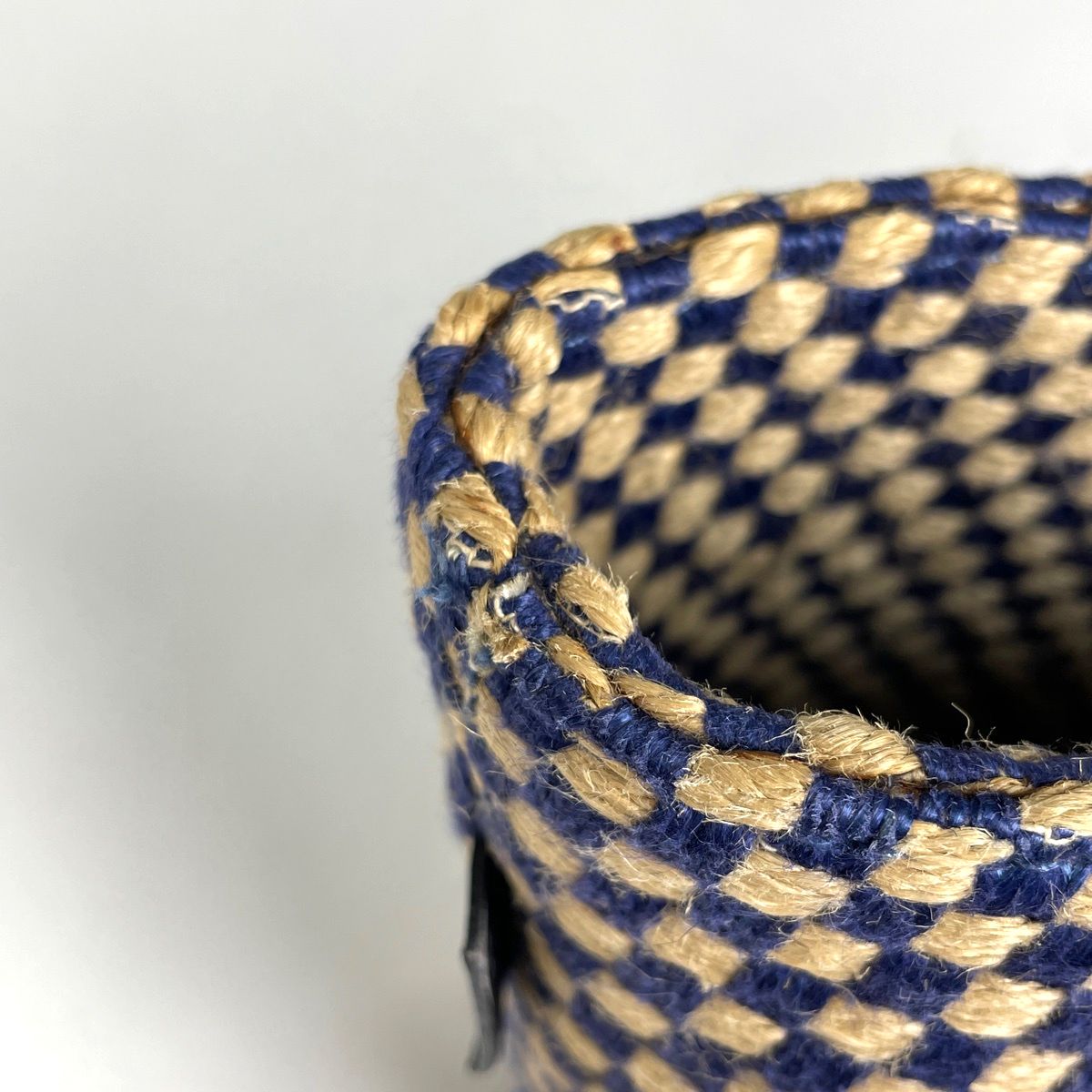 Hermes Pannier Bus PM Linen Blue Beige Tote — view 5