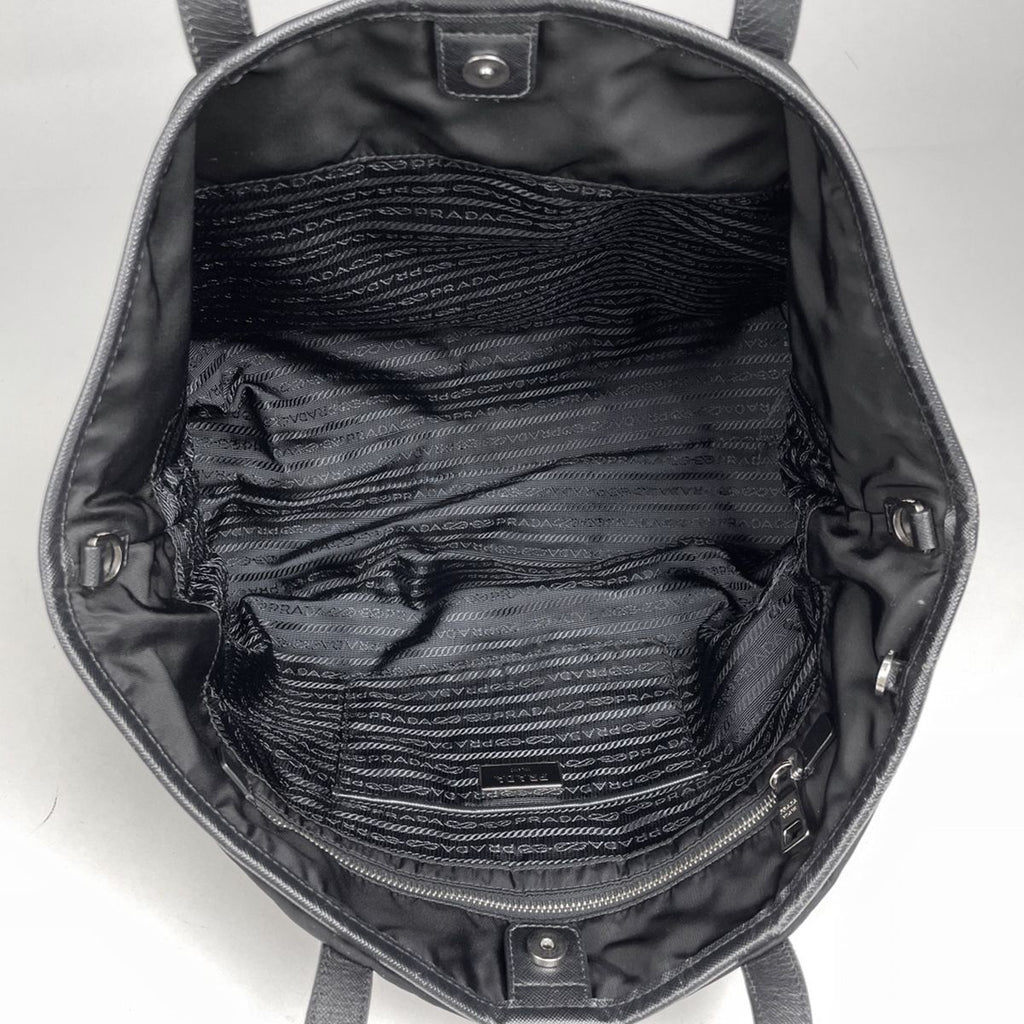 Prada Tote Nylon Nero — view 8