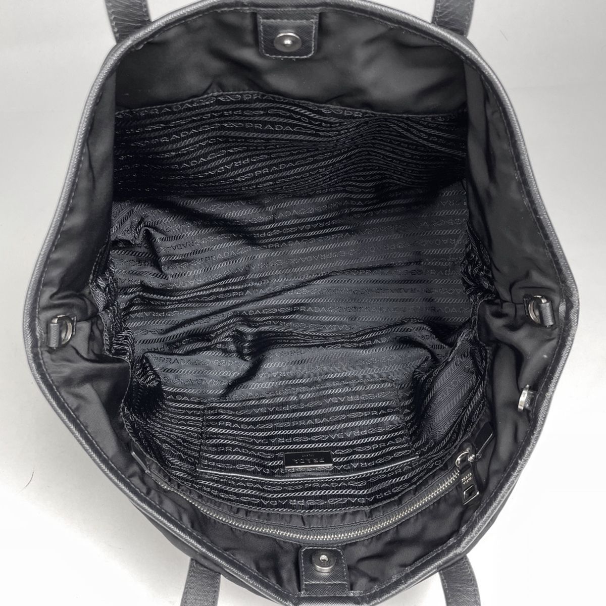 Prada Tote Nylon Nero — view 8