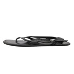 Louis Vuitton Beach Sandals Thong Leather Belt Shoes 11 Black — view 2