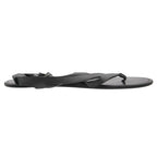 Louis Vuitton Beach Sandals Thong Leather Belt Shoes 11 Black — view 3