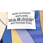 Hermes Scarf Twilly Tiri Silk Blue — view 8
