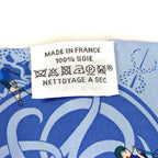 Hermes Scarf Twilly Silk Light Blue — view 8