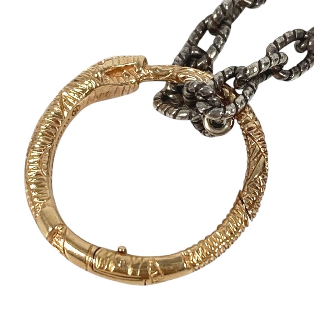 Gucci Necklace Ouroboros Chain Unknown Silver — view 2