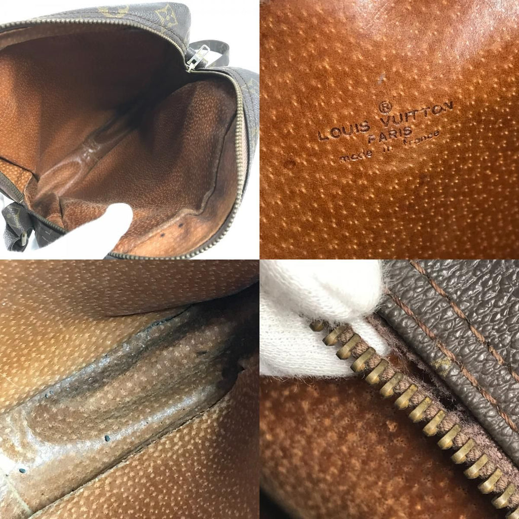 Louis Vuitton Shoulder Bag Petit Malso Unknown Monogram Canvas Brown — view 8