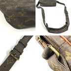 Louis Vuitton Shoulder Bag Petit Malso Unknown Monogram Canvas Brown — view 7