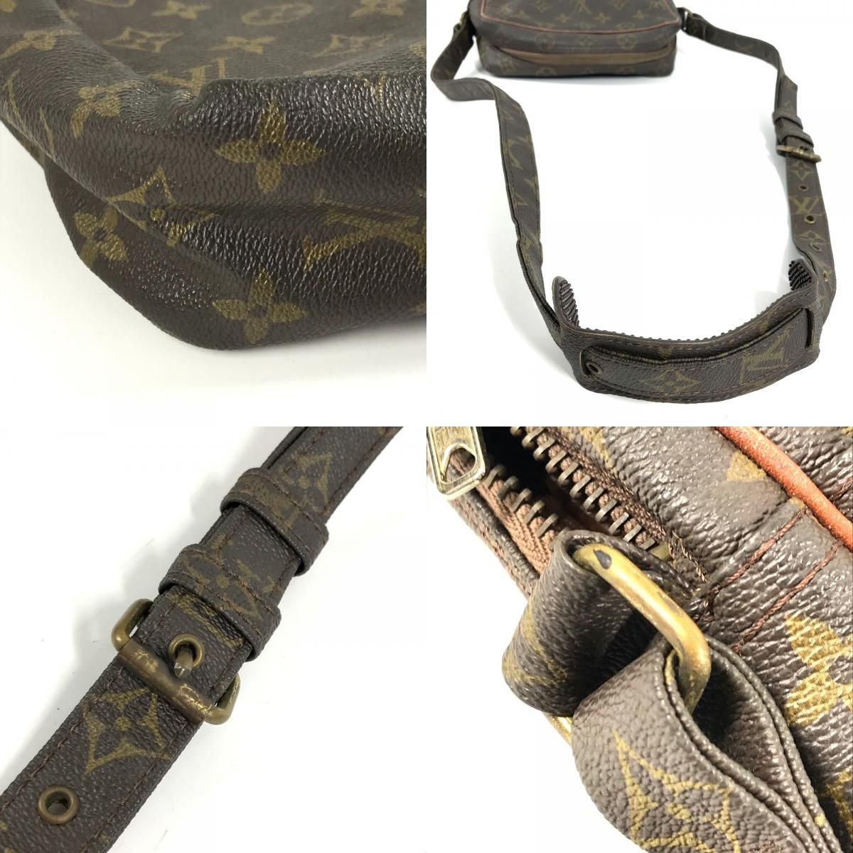 Louis Vuitton Shoulder Bag Petit Malso Unknown Monogram Canvas Brown — view 7