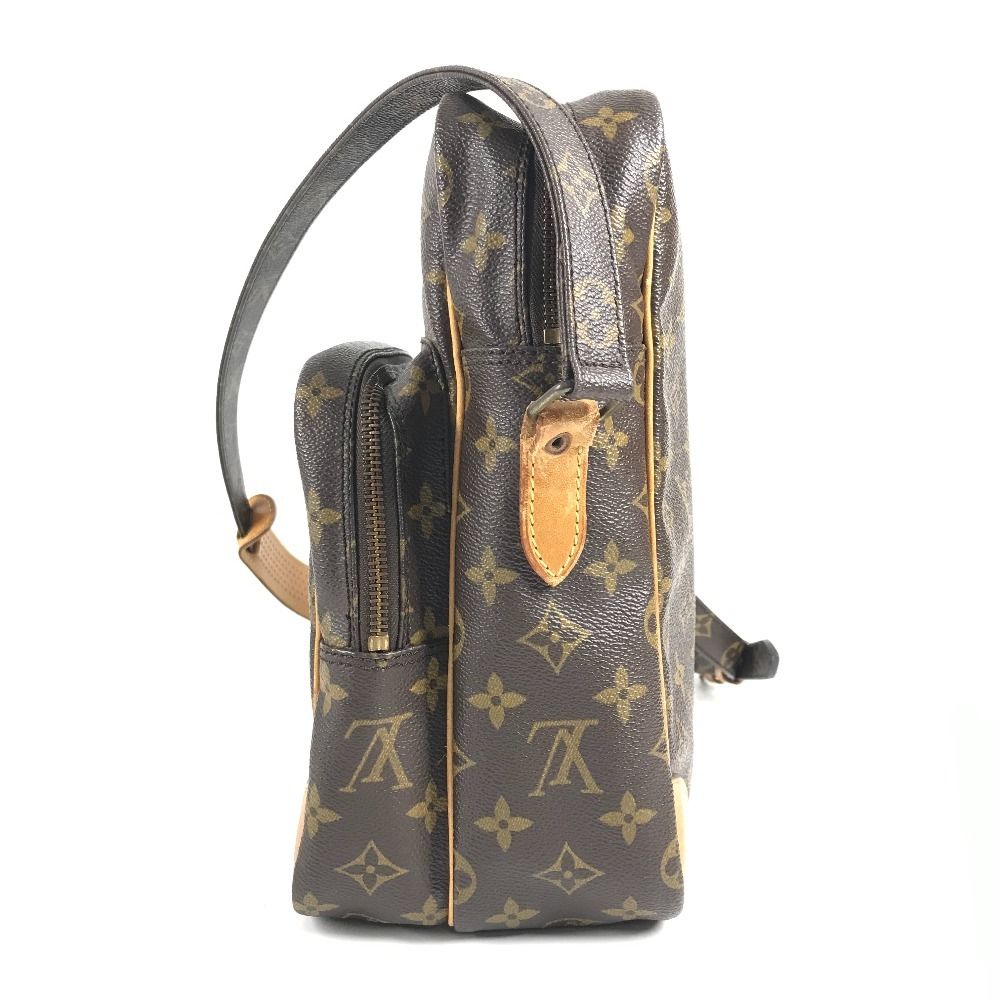 Louis Vuitton Shoulder Bag Amazon MM Monogram Canvas Brown — view 4