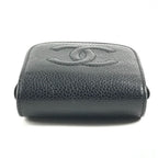 Chanel Cigarette Case CC Logo Caviar Leather Black — view 6
