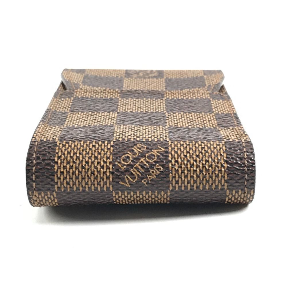 Louis Vuitton Cigarette Case Etuy Damier Canvas Ebene Brown — view 4