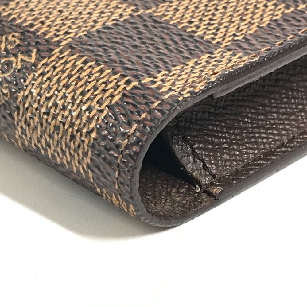 Louis Vuitton Cigarette Case Etuy Damier Canvas Ebene Brown — view 6
