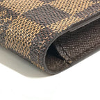 Louis Vuitton Cigarette Case Etuy Damier Canvas Ebene Brown — view 6