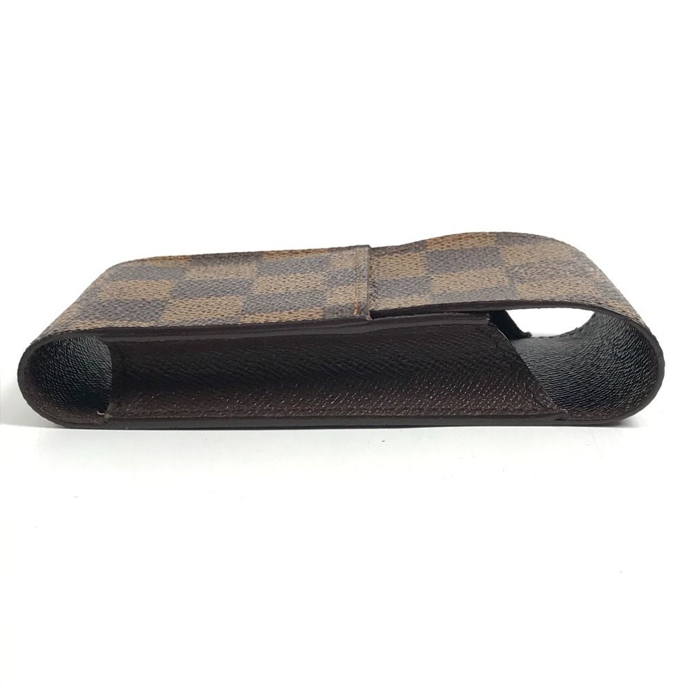 Louis Vuitton Cigarette Case Etuy Damier Canvas Ebene Brown — view 3