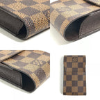 Louis Vuitton Cigarette Case Etuy Damier Canvas Ebene Brown — view 7