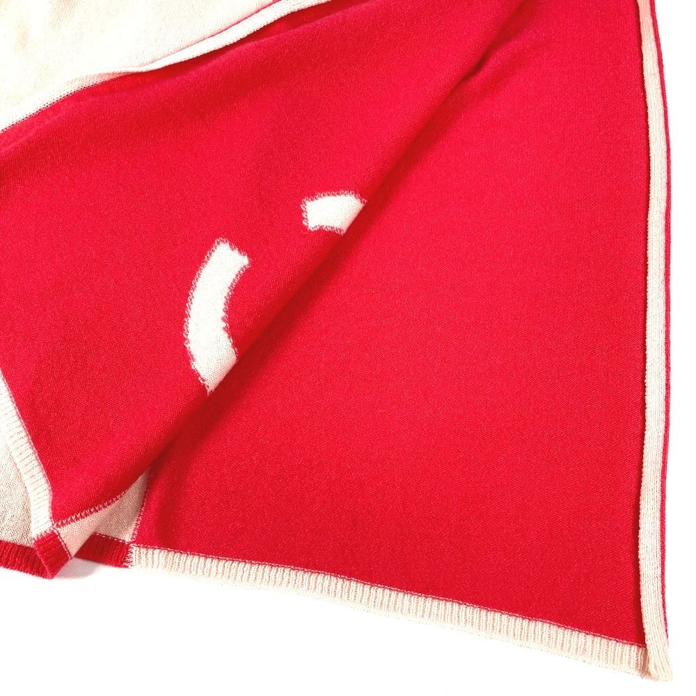 Chanel Scarf CC Logo Bicolor Cashmere Pink — view 6
