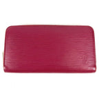Louis Vuitton Wallet Zippy Epi Leather Fuchsia Purple Pink