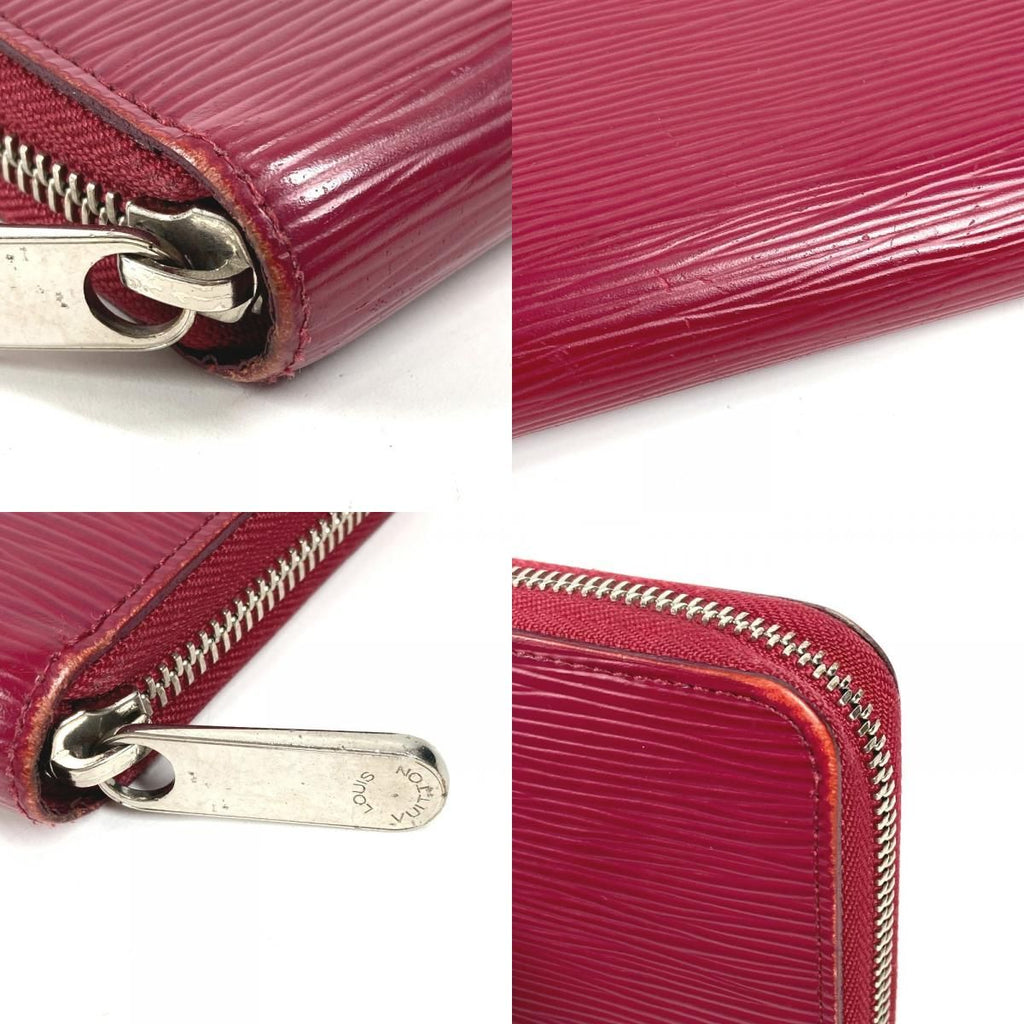 Louis Vuitton Wallet Zippy Epi Leather Fuchsia Purple Pink — view 7