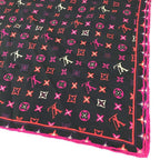 Louis Vuitton Scarf LV Logo Silk Multicolor — view 4