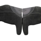 Louis Vuitton Boots Long Wedge Sole Fur Decoration Side Zip Shoes 36 Black — view 7