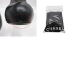 Chanel Boots CC Logo Quilted Ankle Booties Short Shoes Side Zip Gray — view 9