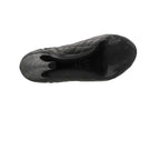 Chanel Boots CC Logo Quilted Ankle Booties Short Shoes Side Zip Gray — view 3