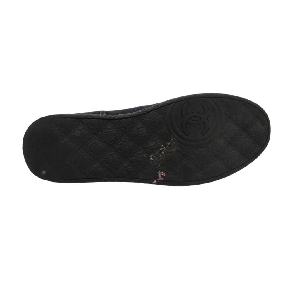 Chanel Boots CC Logo Quilted Shearling Boa Black — view 3