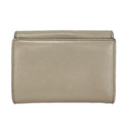 Fendi Bifold Wallet Beige Bordeaux Leather — view 2