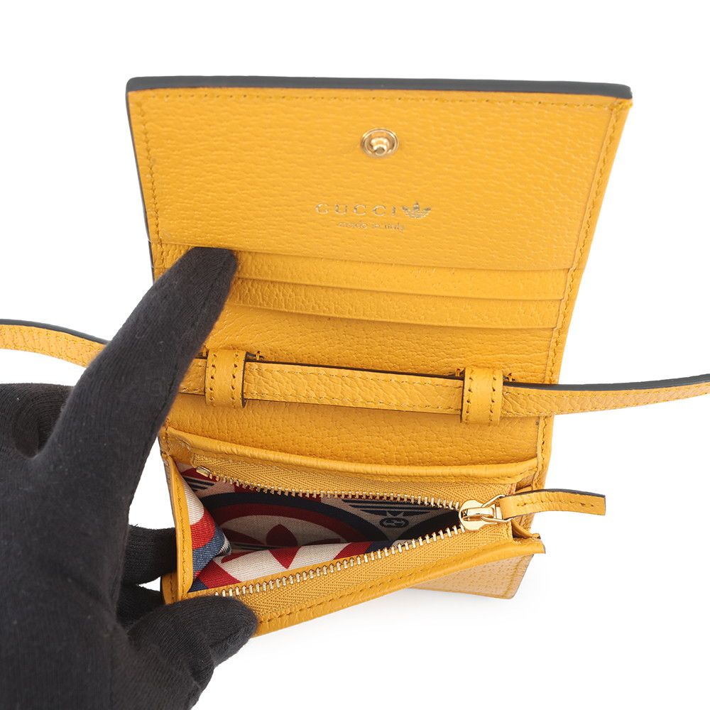 Gucci Shoulder Wallet Adidas Collaboration Horsebit Leather — view 6