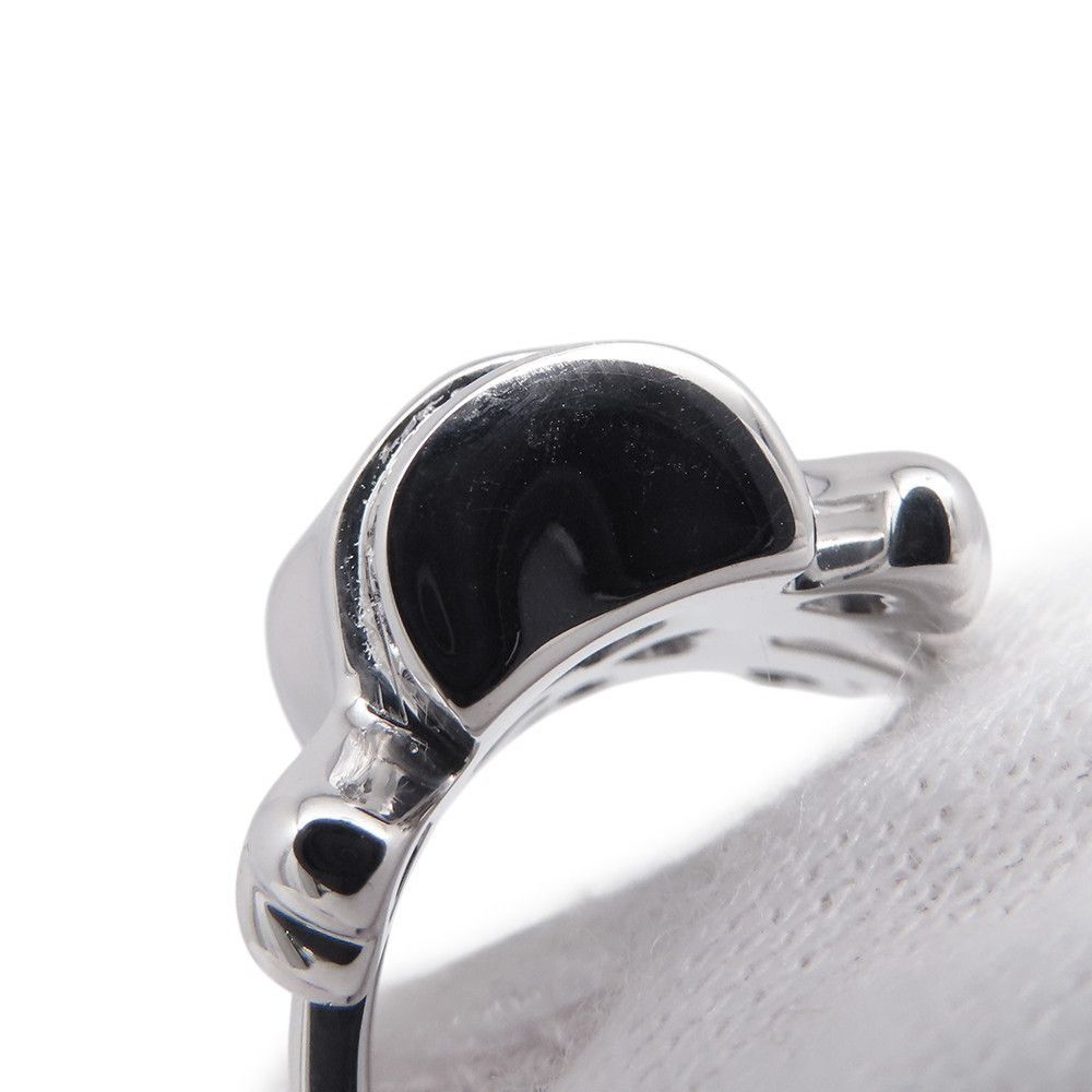 Dior Ring Tete de Mol Skull Diamond 18k White Gold — view 8
